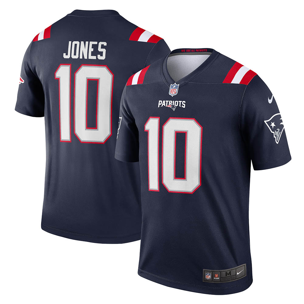 Men's New England Patriots Mac Jones Legend Jersey Navy