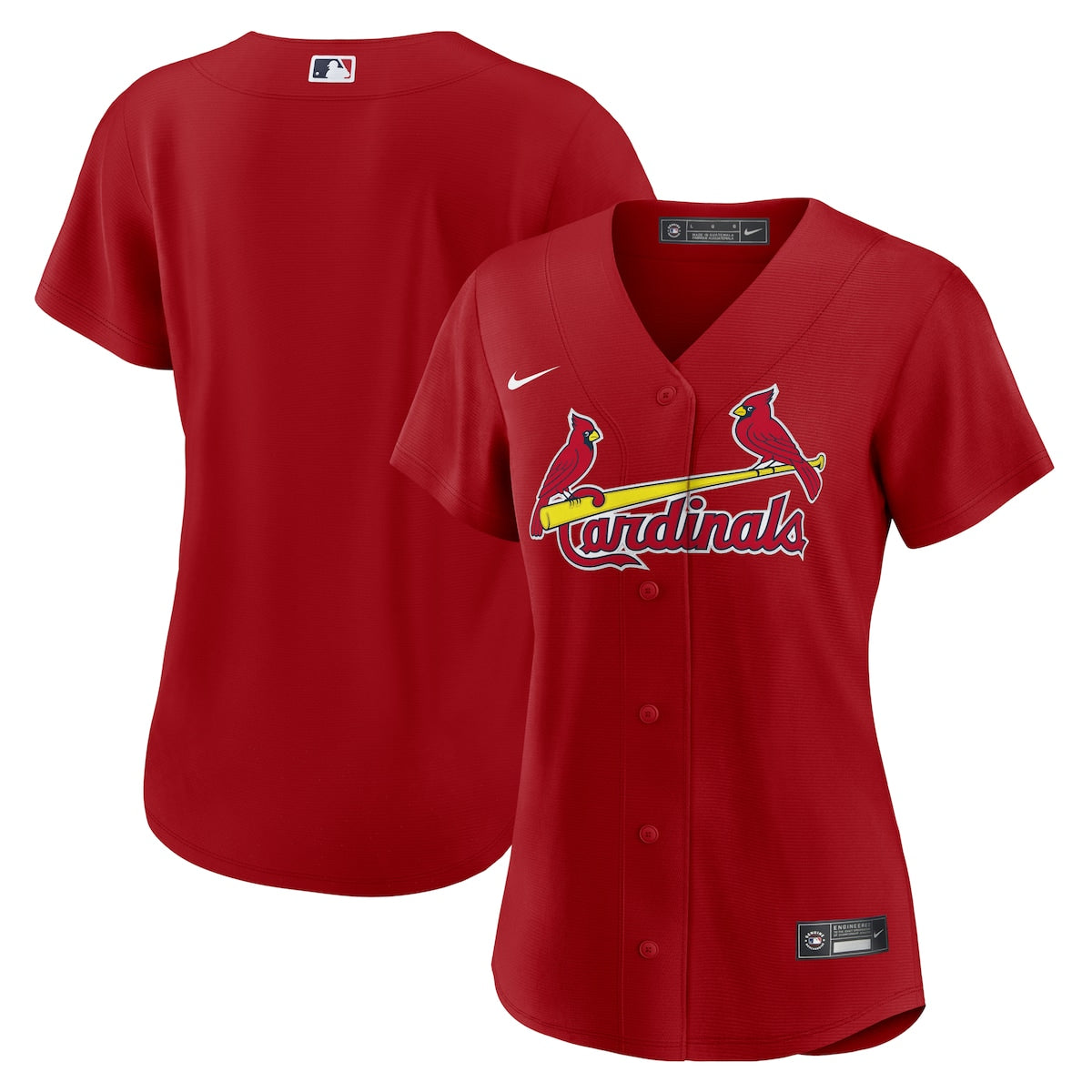 Women's Nike Cardinals Home Replica Team Jersey - Red