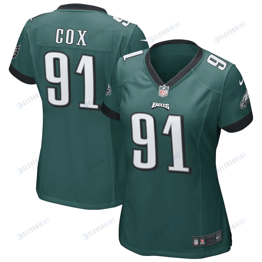 Fletcher Cox Philadelphia Eagles Women's Game Jersey - Midnight Green