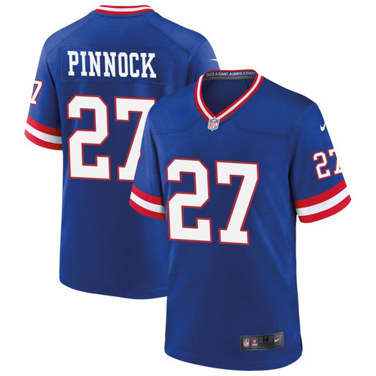Jason Pinnock New York Giants Nike Classic Game Jersey - Royal