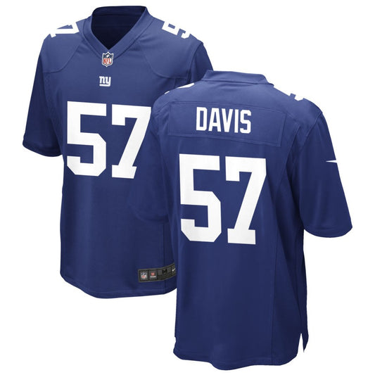Jarrad Davis New York Giants Nike Game Jersey - Royal