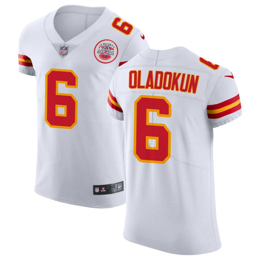 Chris Oladokun Kansas City Chiefs Nike Vapor Untouchable Elite Jersey - White