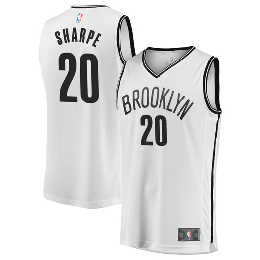 Day'Ron Sharpe Brooklyn Nets Fanatics Branded Fast Break Replica Jersey - Association Edition - White