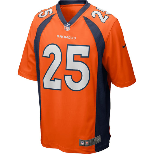 Men's Melvin Gordon III Nike Broncos Game Jersey - Orange