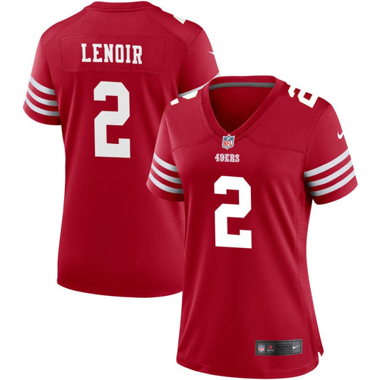 Deommodore Lenoir San Francisco 49ers Nike Women's Game Jersey - Scarlet