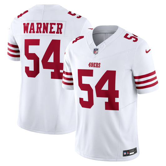 Fred Warner San Francisco 49ers Nike  Vapor F.U.S.E. Limited Jersey - White