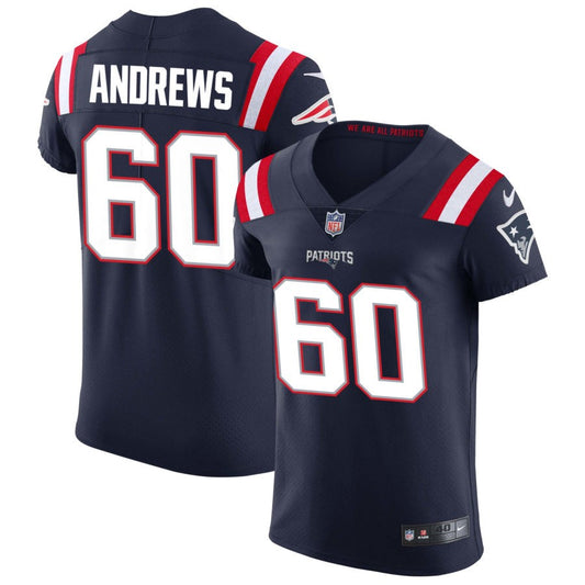 David Andrews New England Patriots Nike Vapor Elite Jersey - Navy
