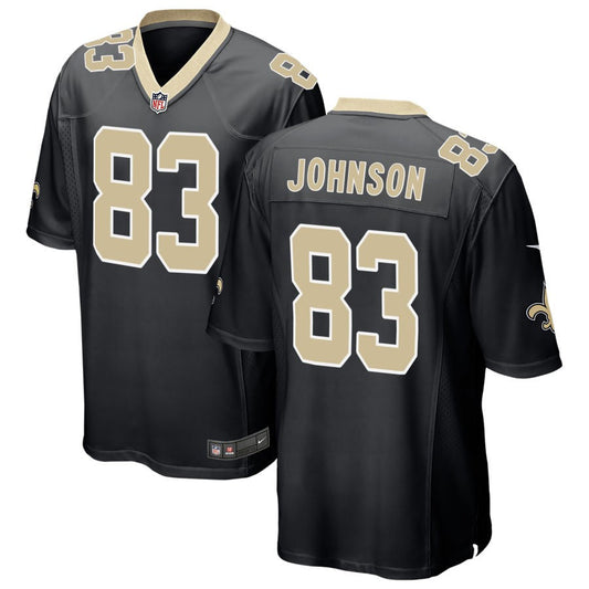 Juwan Johnson New Orleans Saints Nike Game Jersey - Black