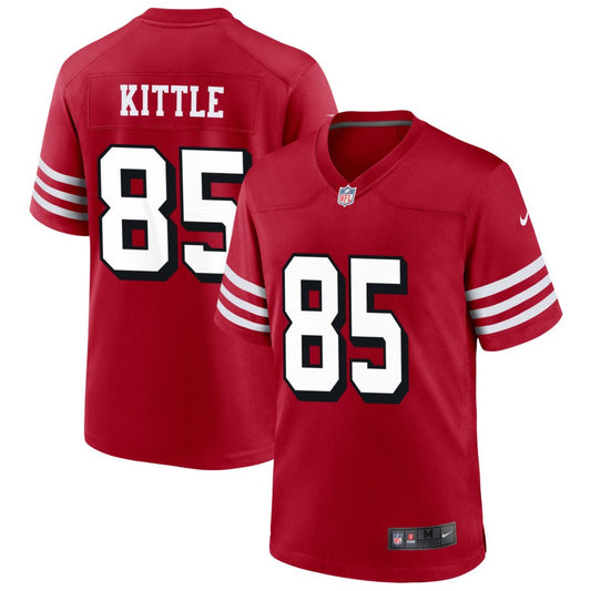George Kittle San Francisco 49ers Nike Alternate Game Jersey - Scarlet