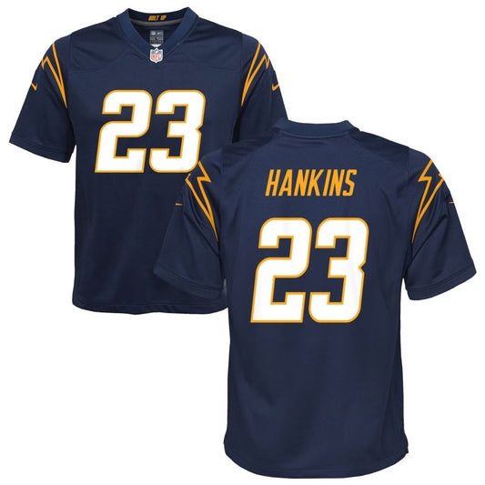 Matt Hankins Los Angeles Chargers Nike Youth Alternate Game Jersey - Navy