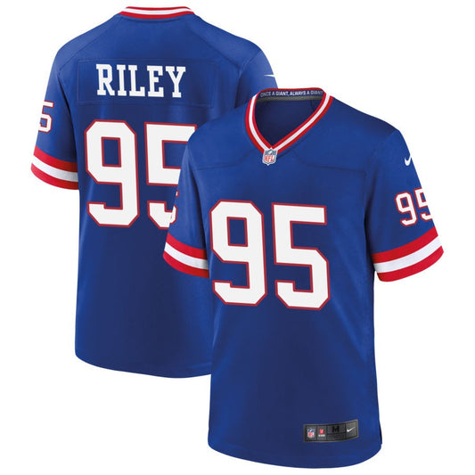 Jordon Riley New York Giants Nike Classic Game Jersey - Royal