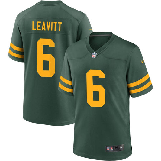 Dallin Leavitt Green Bay Packers Nike Alternate Jersey - Green