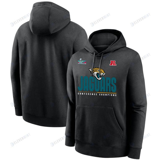 Jacksonville Jaguars AFC Conference Champions Black Pullover Hoodie