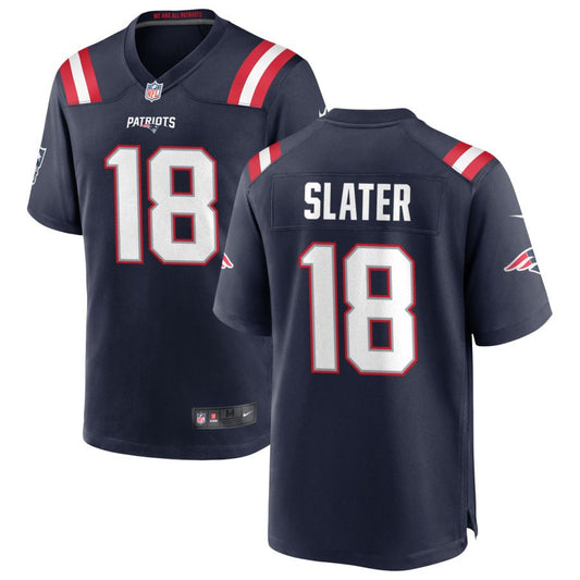 Matthew Slater Nike New England Patriots Game Jersey - Navy
