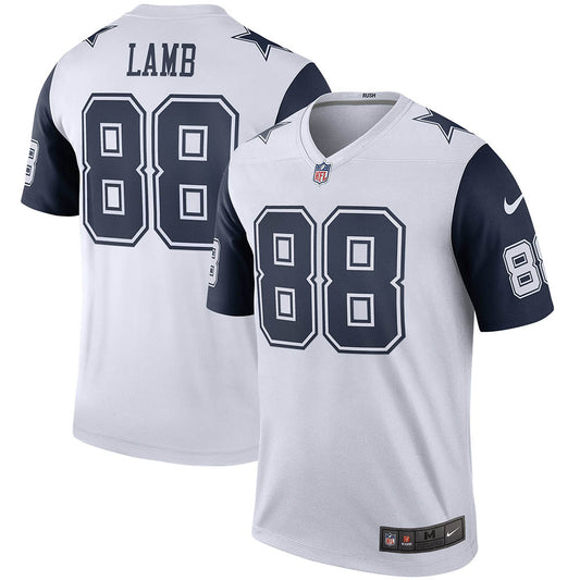 Men's Dallas Cowboys CeeDee Lamb 2nd Alternate Legend Jersey White