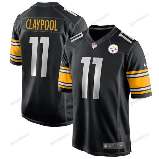 Chase Claypool 11 Pittsburgh Steelers Men's Game Player Jersey - Black
