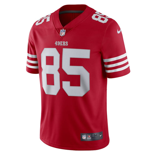Men's George Kittle Nike 49ers Alternate Vapor Limited Jersey - Red