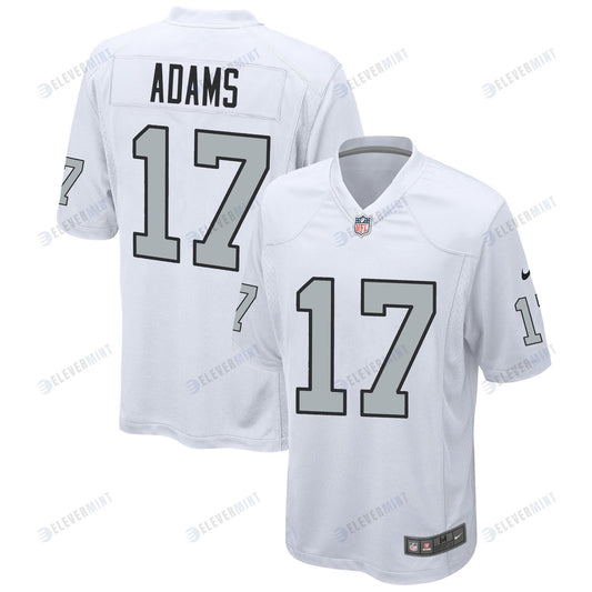 Las Vegas Raiders Davante Adams 17 Alternate Game Jersey - White Jersey