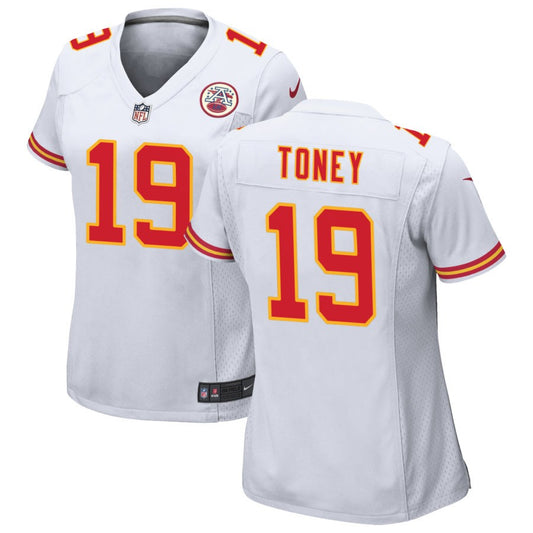 Kadarius Toney Kansas City Chiefs Nike Women's Game Jersey - White