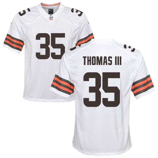 Charlie Thomas III Nike Cleveland Browns Youth Game Jersey - White