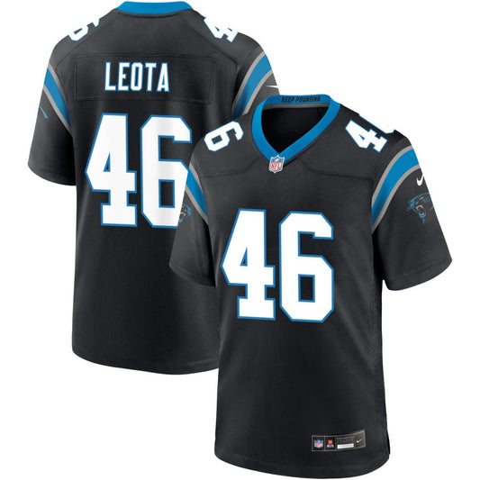 Eku Leota Carolina Panthers Nike Game Jersey - Black
