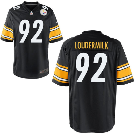 Isaiahh Loudermilk Pittsburgh Steelers Nike Youth Game Jersey - Black