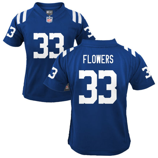 Dallis Flowers Nike Indianapolis Colts Youth Game Jersey - Royal