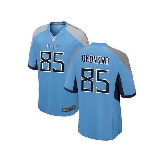 Chigoziem Okonkwo Tennessee Titans Nike Youth Alternate Game Jersey - Light Blue