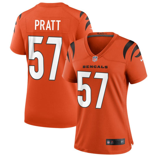 Germaine Pratt Cincinnati Bengals Nike Women's Alternate Game Jersey - Orange
