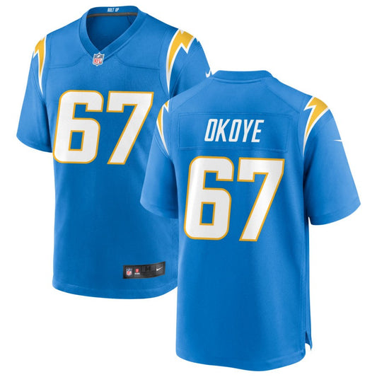 CJ Okoye Los Angeles Chargers Nike Game Jersey - Powder Blue