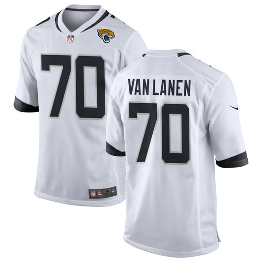 Cole Van Lanen Jacksonville Jaguars Nike Youth Game Jersey - White