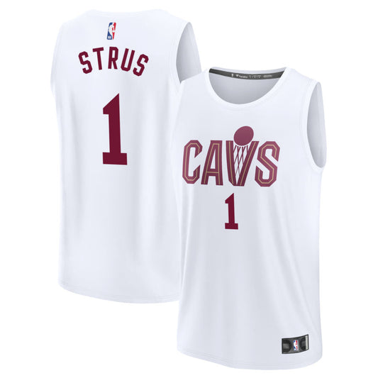 Max Strus  Cleveland Cavaliers Fanatics Branded Youth Fast Break Replica Jersey - Association Edition - White