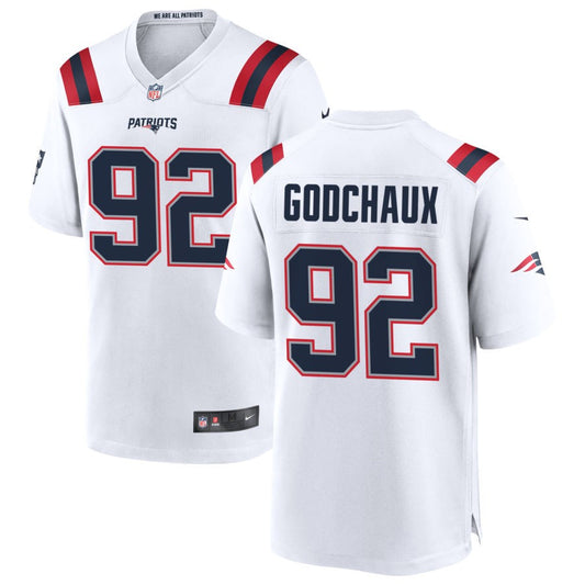 Davon Godchaux New England Patriots Nike Game Jersey - White