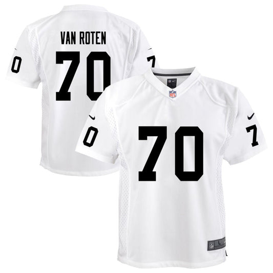 Greg Van Roten Las Vegas Raiders Nike Youth Team Game Jersey - White