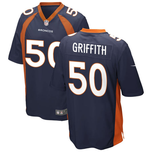 Jonas Griffith Denver Broncos Nike Youth Game Jersey - Navy