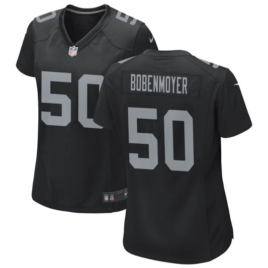 Jacob Bobenmoyer Las Vegas Raiders Nike Women's Game Jersey - Black