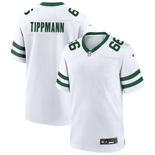 Joe Tippmann New York Jets Nike Legacy Game Jersey - White