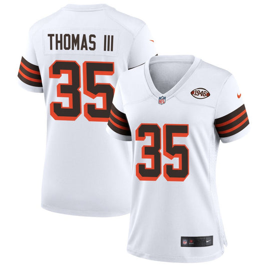 Charlie Thomas III Cleveland Browns Nike Women's 1946 Collection Alternate Jersey - White