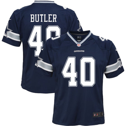 Josh Butler Dallas Cowboys Nike Youth Game Jersey - Navy