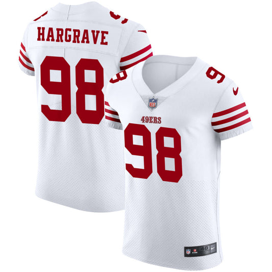 Javon Hargrave San Francisco 49ers Nike Vapor Elite Jersey - White