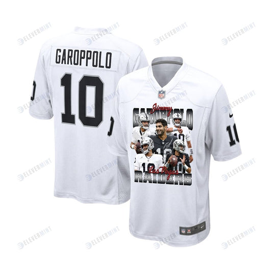 Jimmy Garoppolo 10 Las Vegas Raiders The Golden Arm Game YOUTH Jersey - White