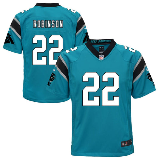Jammie Robinson Carolina Panthers Nike Youth Game Jersey - Blue