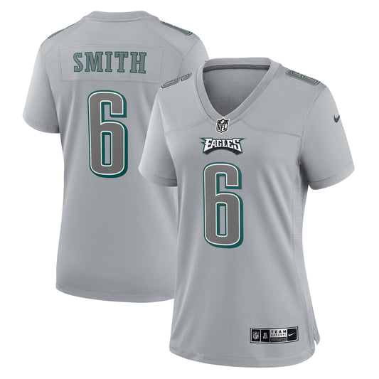 DeVonta Smith Philadelphia Eagles Nike Women's Atmosphere Fashion Game Jersey - Gray