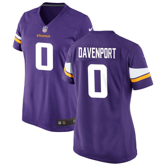 Marcus Davenport Minnesota Vikings Nike Women's Game Jersey - Purple