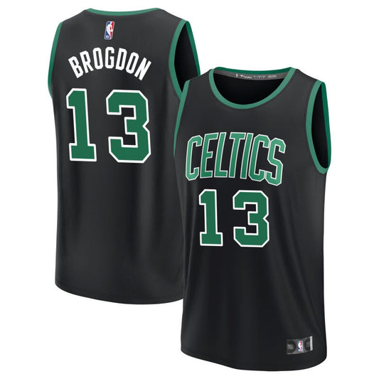 Malcolm Brogdon Boston Celtics Fanatics Branded Fast Break Replica Jersey - Statement Edition - Black