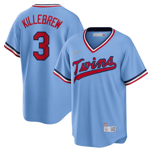 Men's Harmon Killebrew Nike Twins Road Cooperstown Jersey - Blue