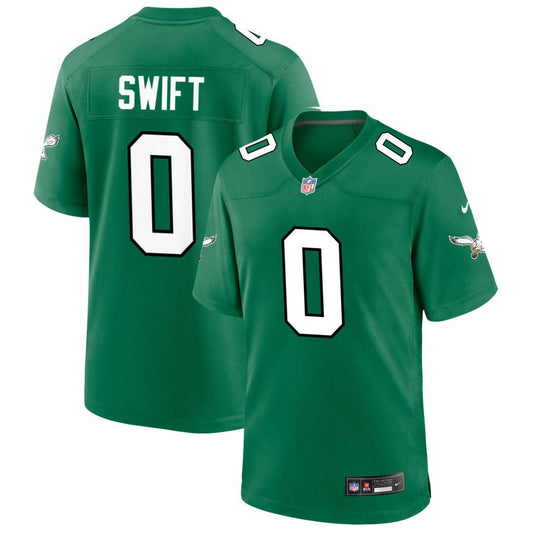 D'Andre Swift Philadelphia Eagles Nike Alternate Game Jersey - Kelly Green