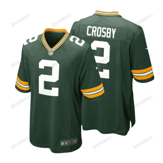 Mason Crosby 2 Green Bay Packers Men Home Game Jersey - Green