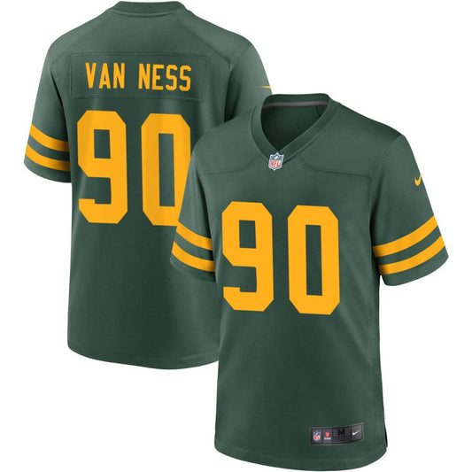 Lukas Van Ness Green Bay Packers Nike Alternate Jersey - Green