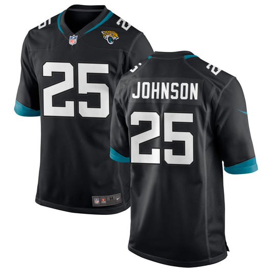 D'Ernest Johnson Jacksonville Jaguars Nike Game Jersey - Black